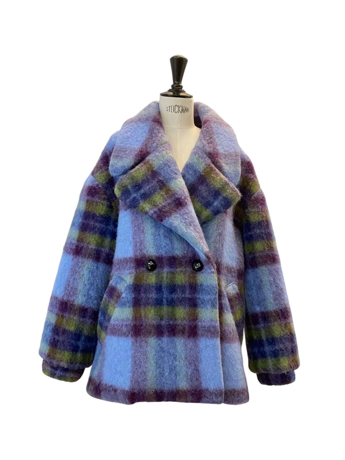 OVERSIZED JACKET Mohair blue