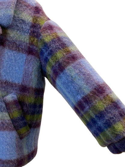 OVERSIZED JACKET Mohair blue