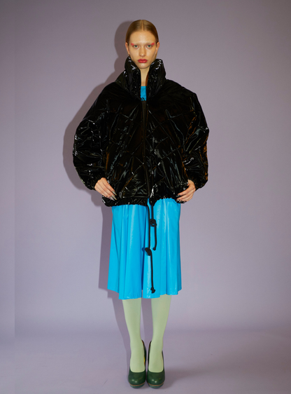 NO HOOD JACKET Padded black