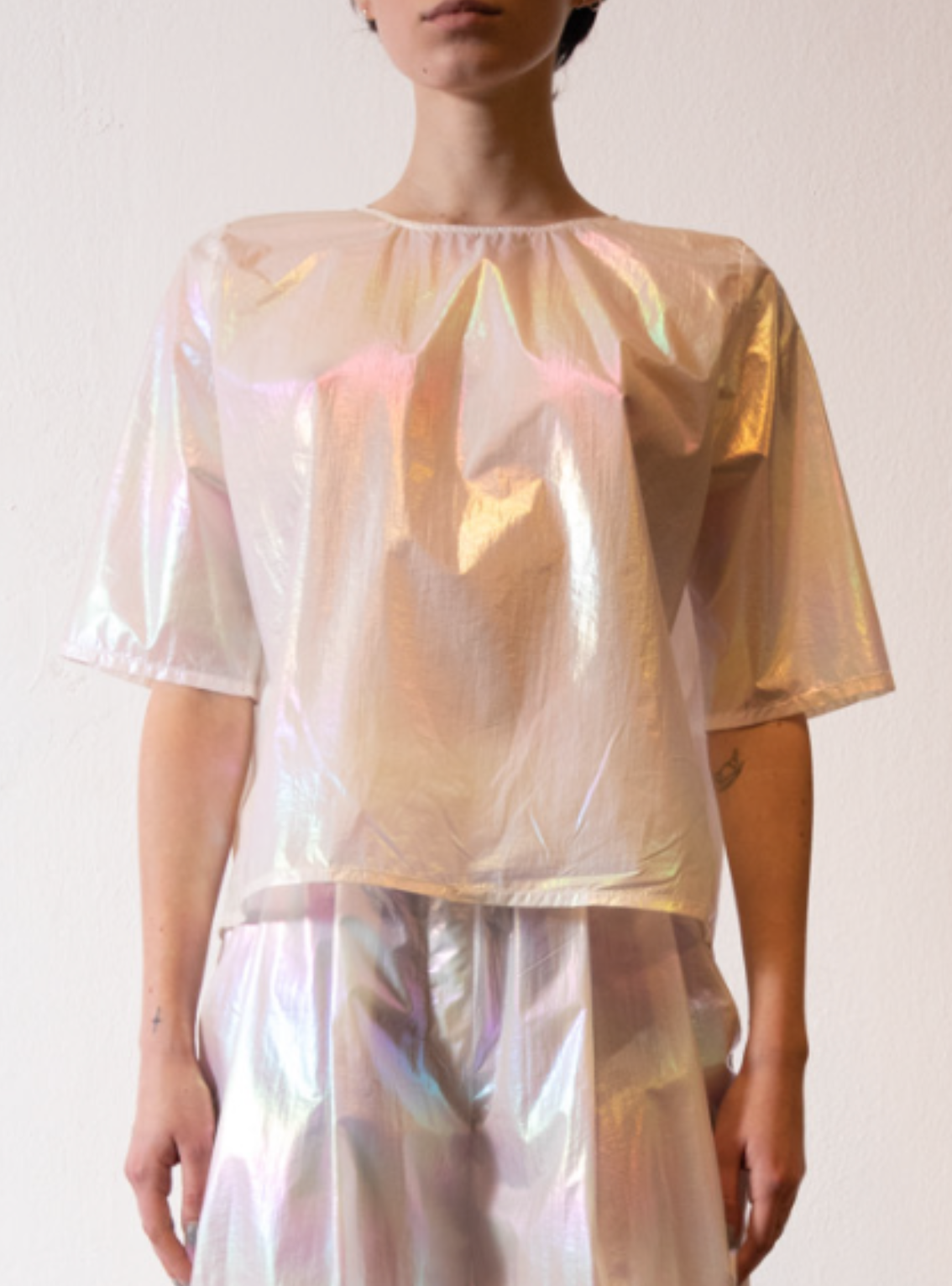 CANDY TOP White rainbow