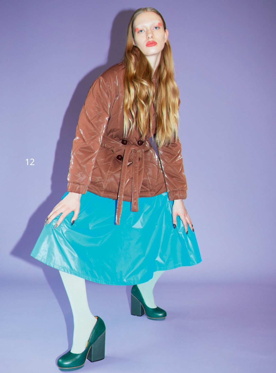 BELL SKIRT Blue