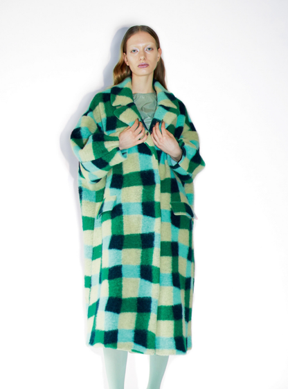 OVERSIZED COAT Moss square
