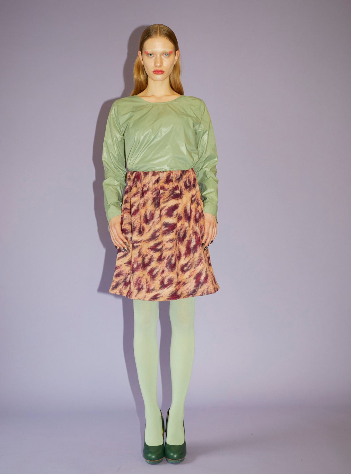 DRAPE SKIRT Fauna pink