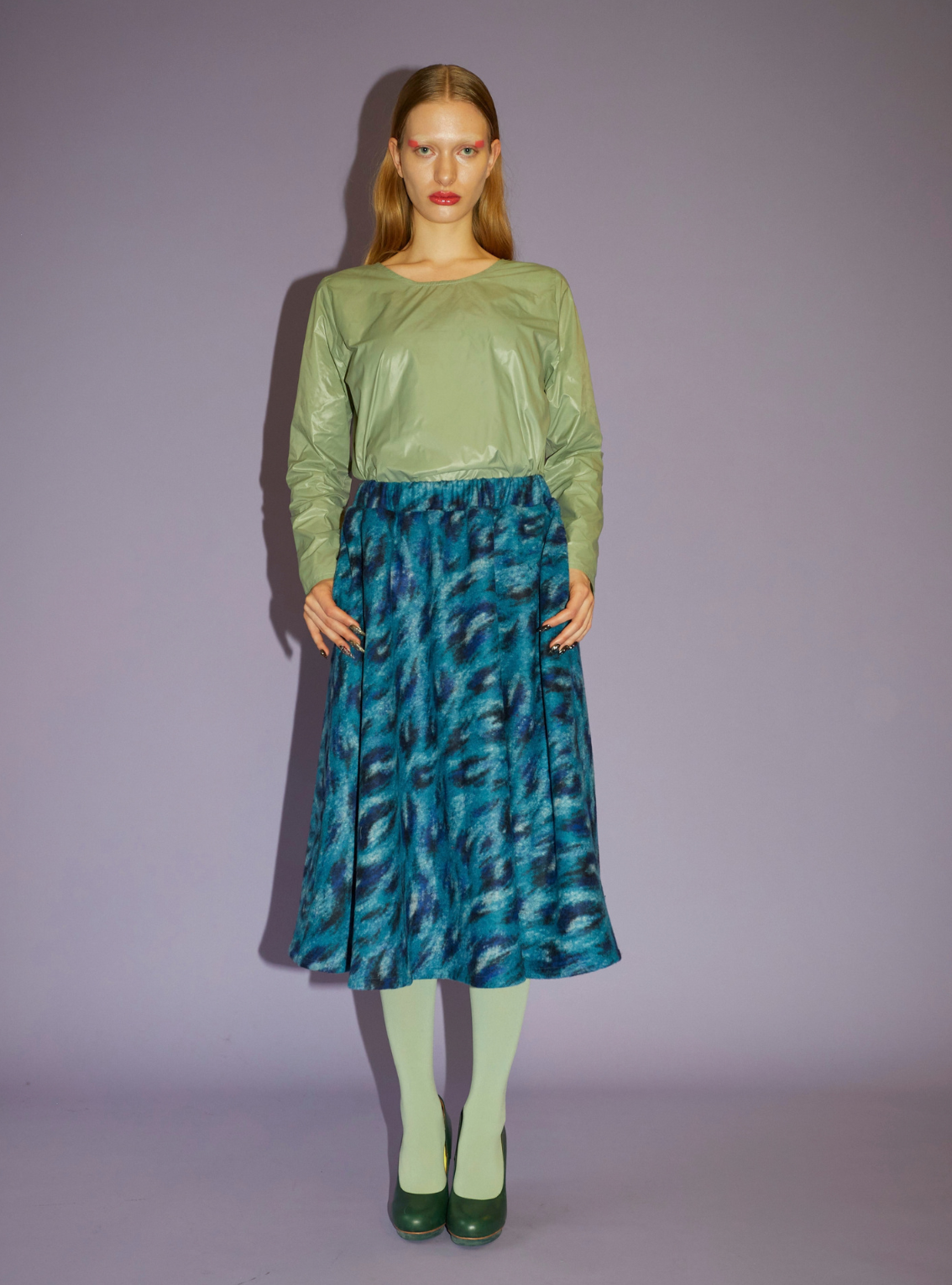 BELL SKIRT Fauna blue
