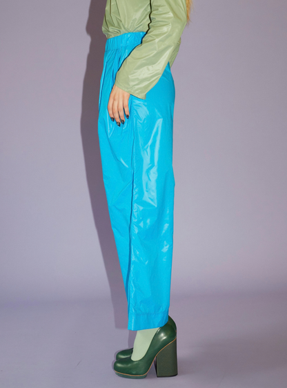WIDE LONG PANTS Blue