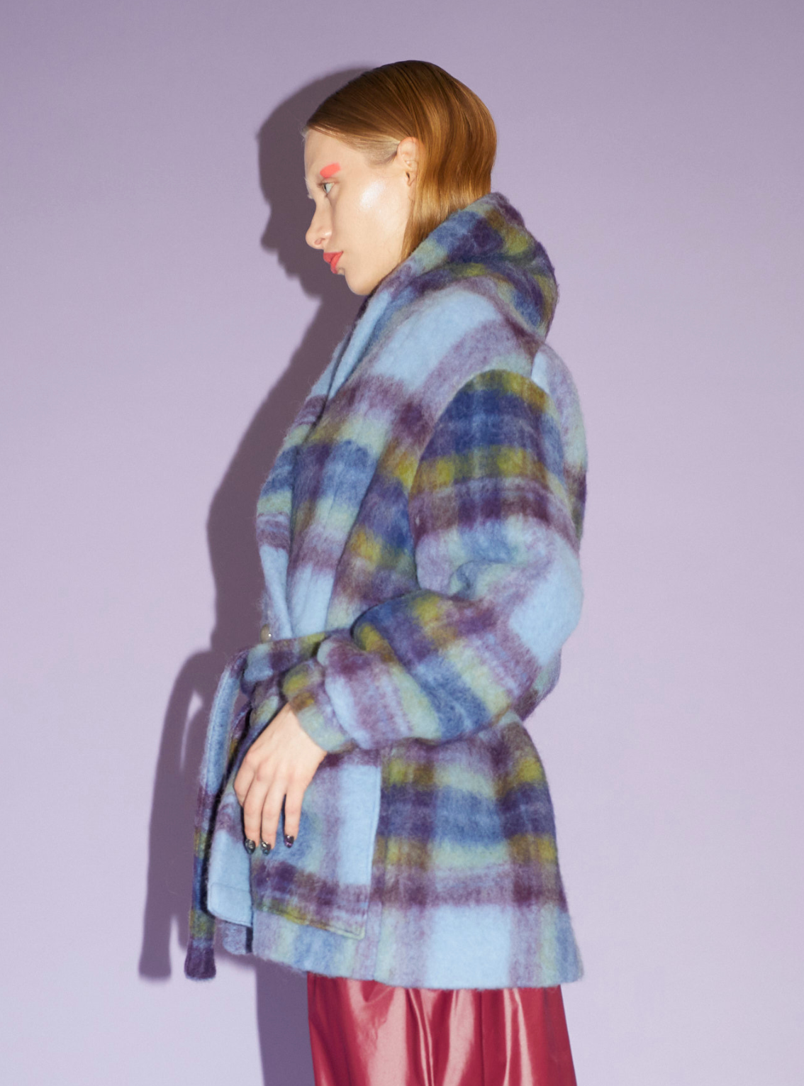 TOWEL JACKET Mohair blue