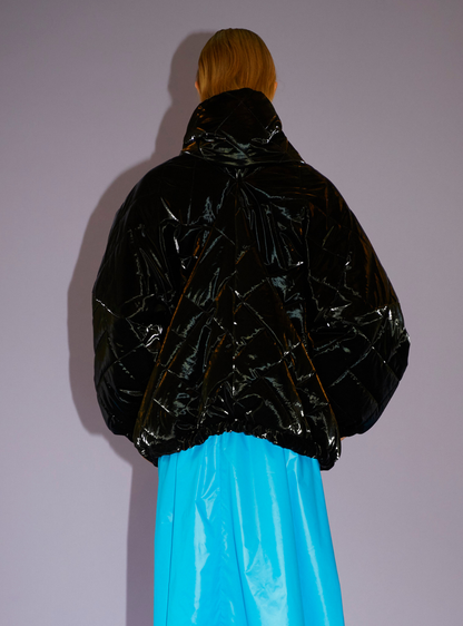 NO HOOD JACKET Padded black