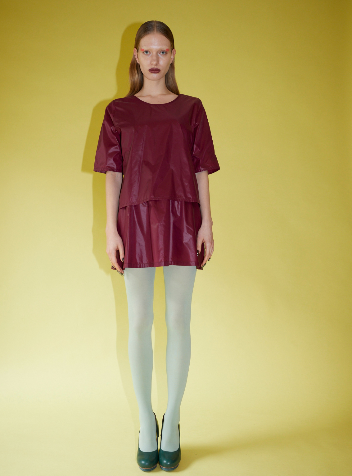 BELL SKIRT SHORT Burgundy