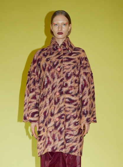 CITY COAT Fauna pink