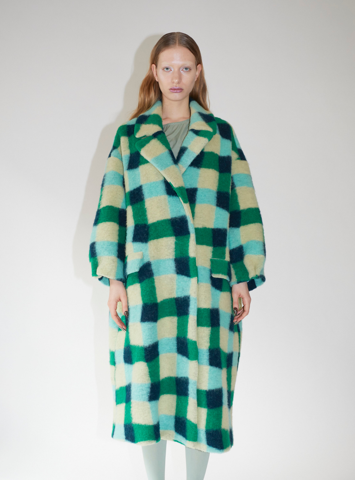 OVERSIZED COAT Moss square