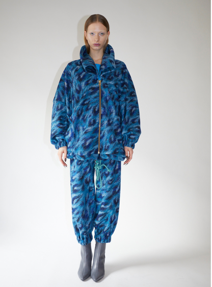 NO HOOD JACKET Fauna blue