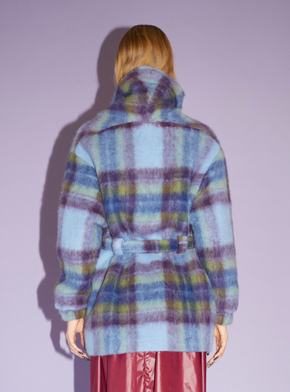 TOWEL JACKET Mohair blue