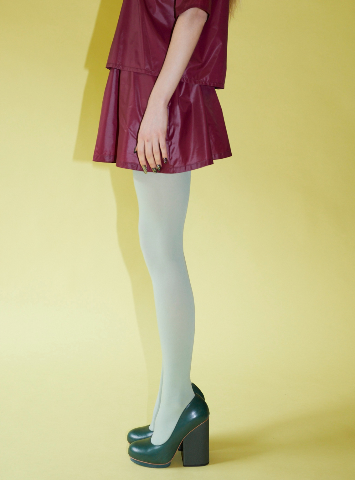 BELL SKIRT SHORT Burgundy