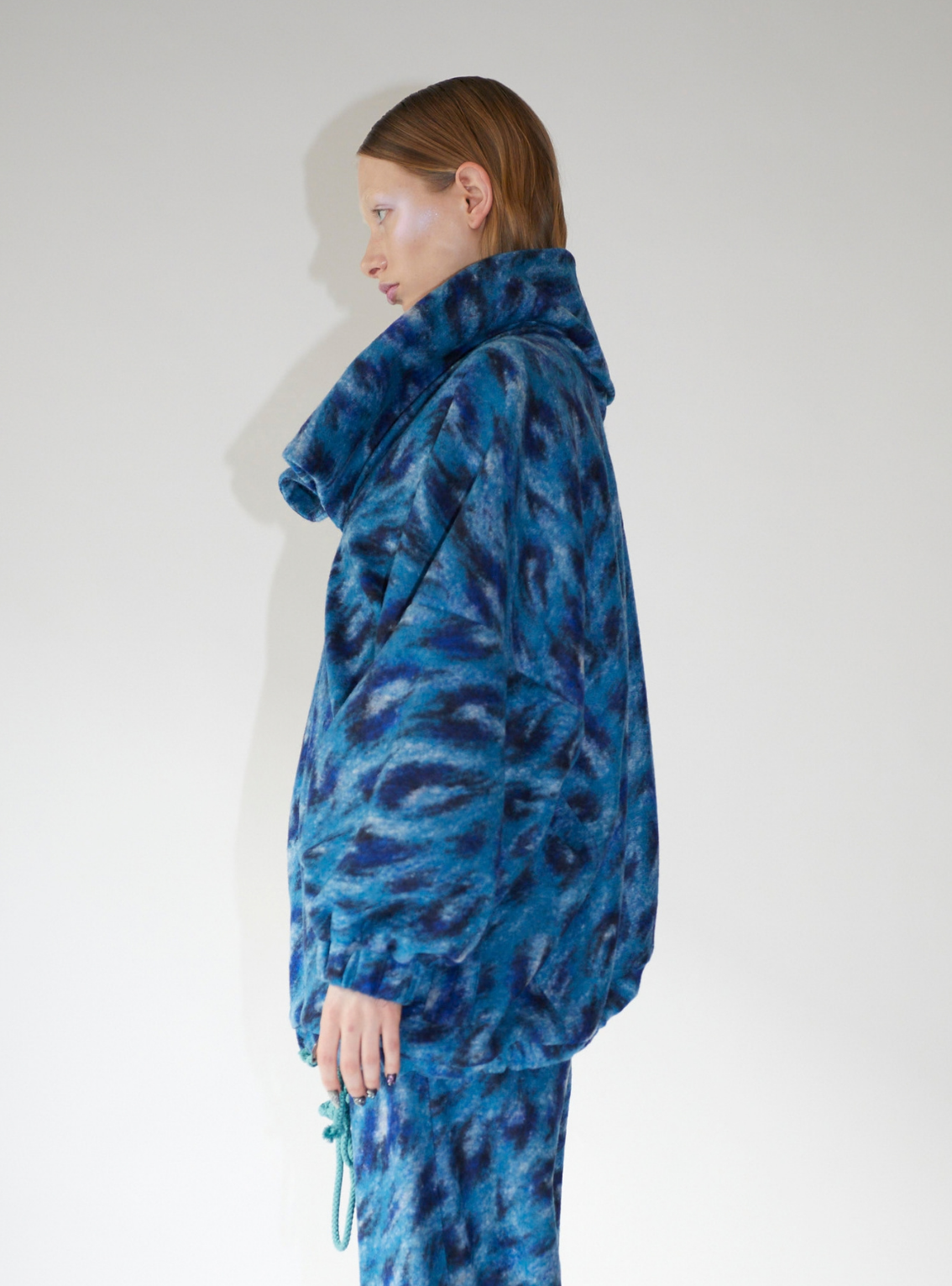 NO HOOD JACKET Fauna blue