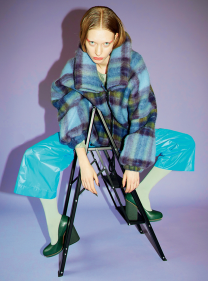 WIDE LONG PANTS Blue