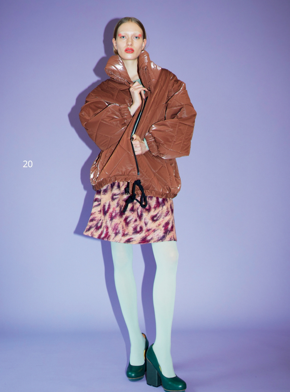 DRAPE SKIRT Fauna pink