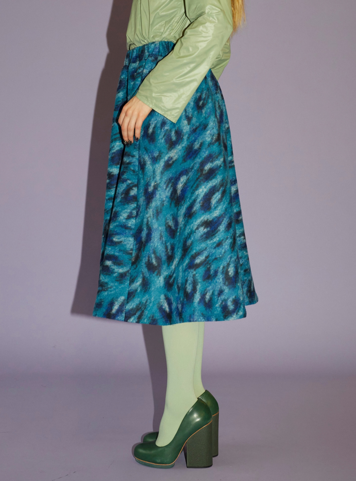 BELL SKIRT Fauna blue