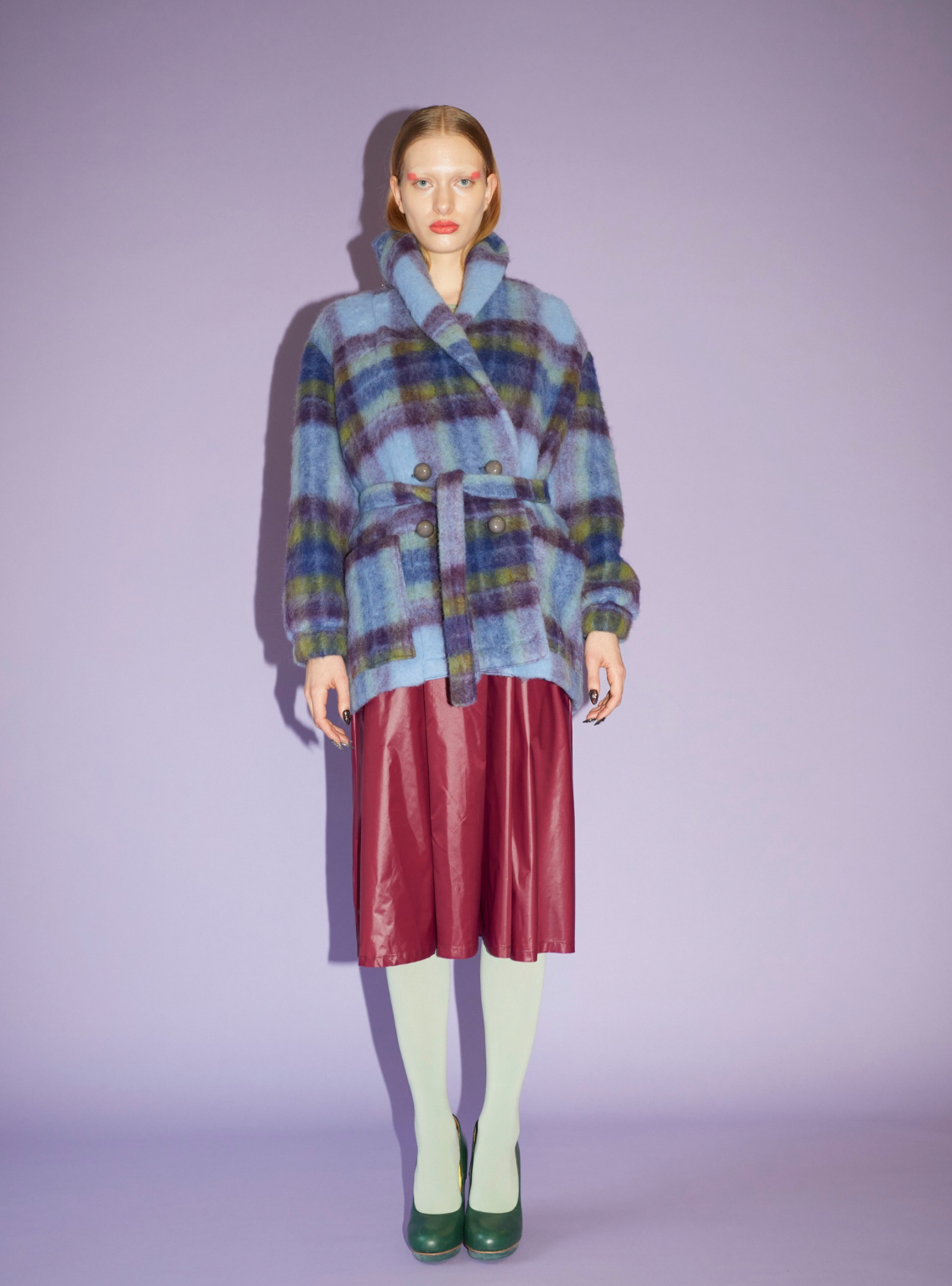 TOWEL JACKET Mohair blue