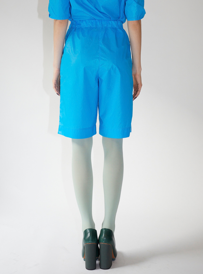 WIDE SHORT PANTS Blue