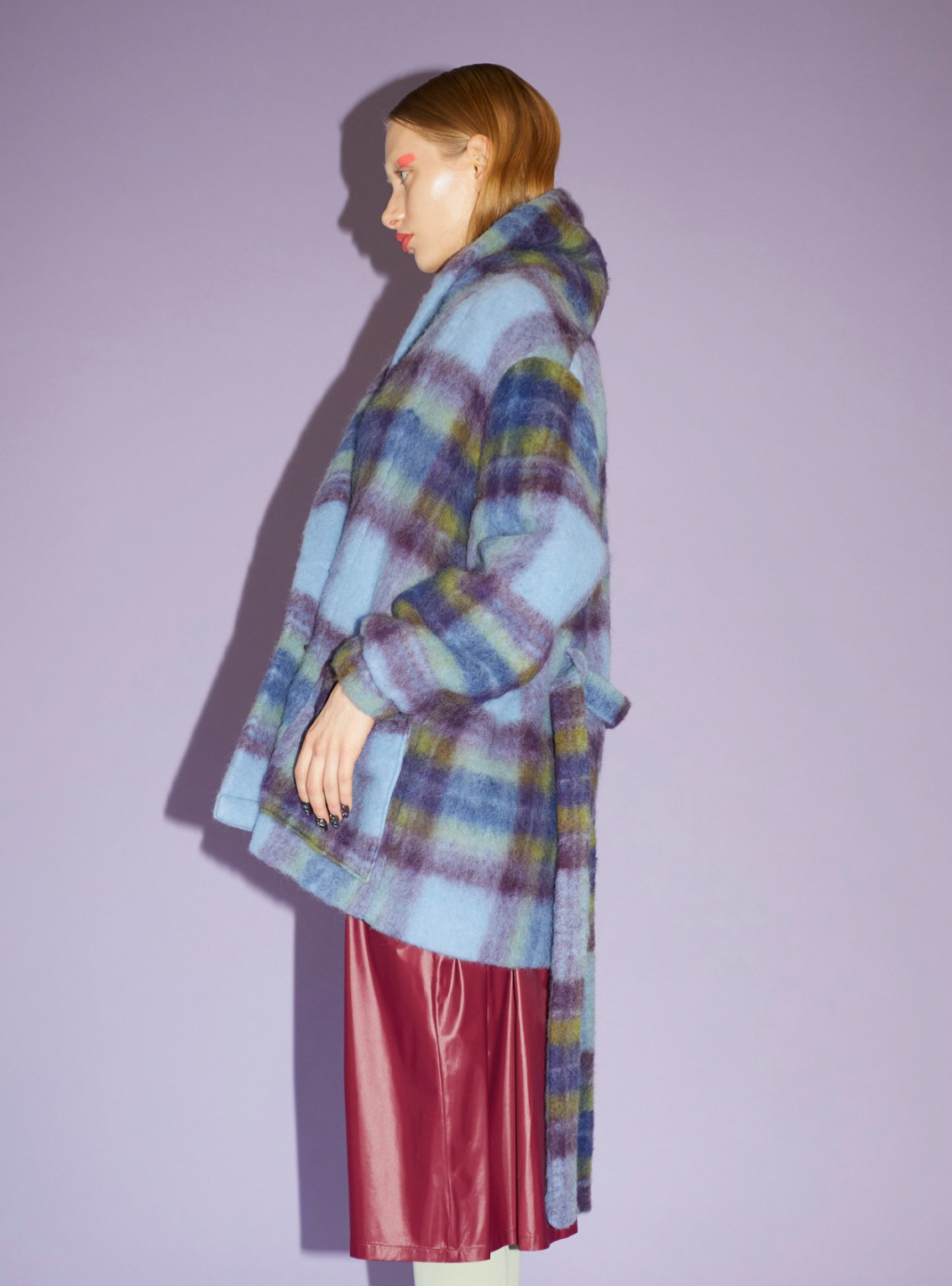 TOWEL JACKET Mohair blue